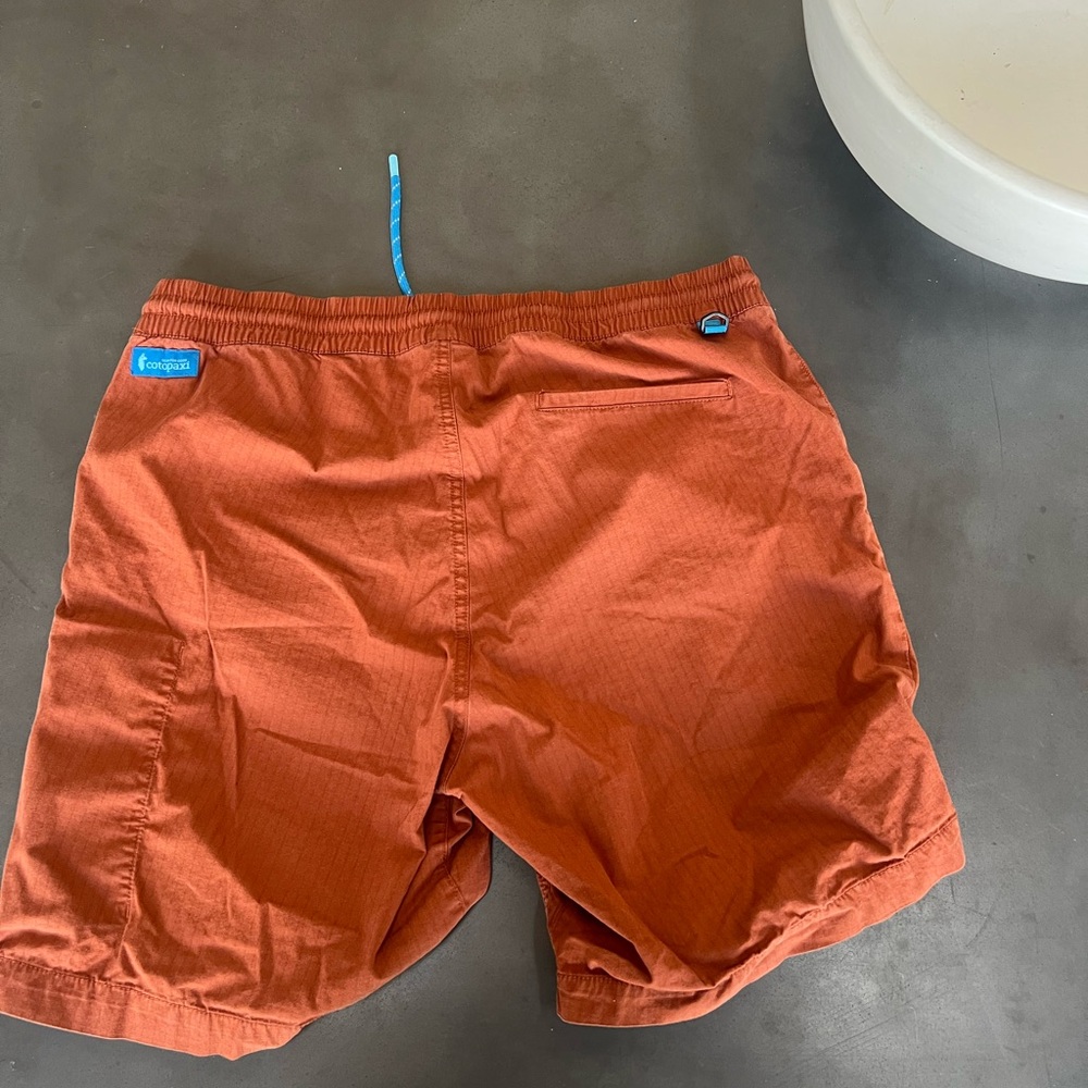 Cotopaxi Rust Orange Drawstring Casual Shorts Siz… - image 3